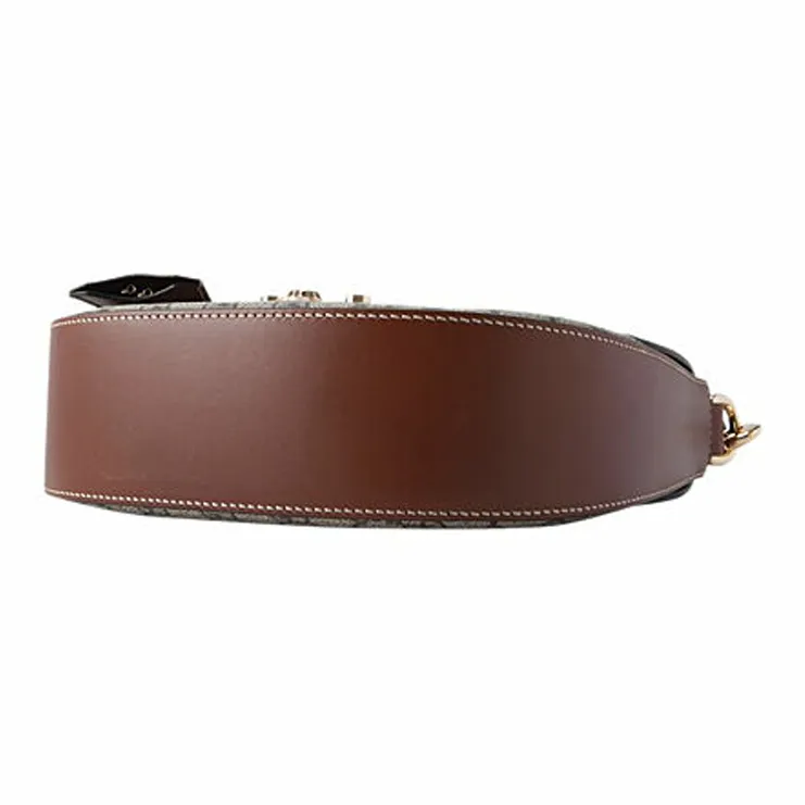 GUCCI Padlock Canvas With Leather Saddle Bag, Crossbody Bag, Shoulder Bag Medium Size Women's-5