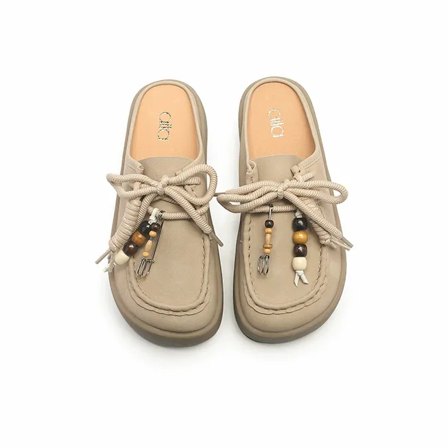 AITA Rubber Sole Closed Toe Slippers Women's-3