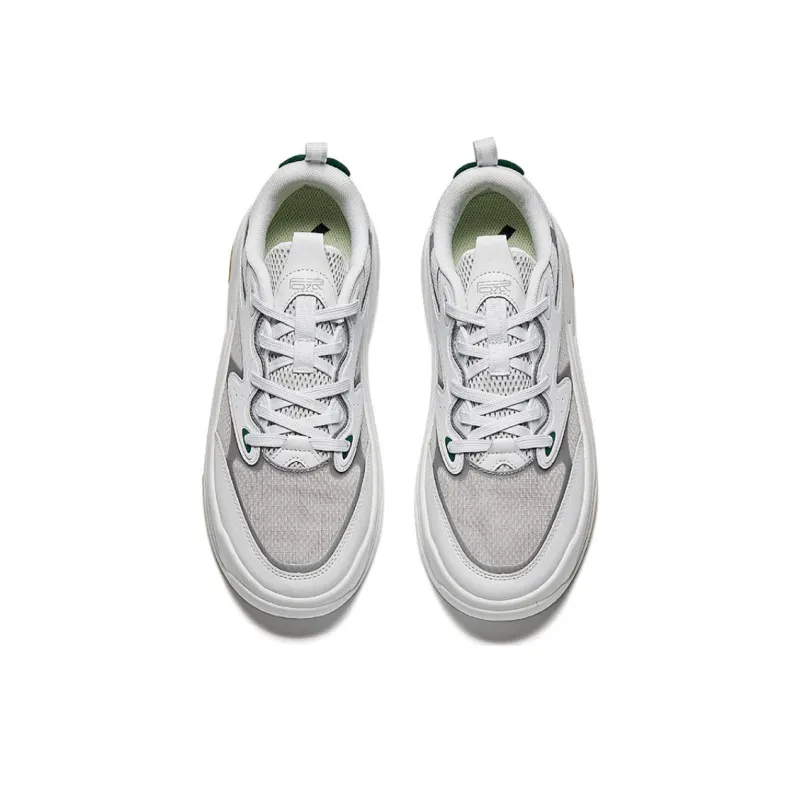 CHAOJIANTA Anti-Slip Wear-Resistant Low-Top Casual Shoes Men's Gray Green-2