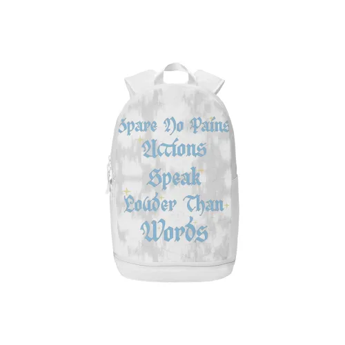 GLORY&CO Polyester Student Backpack Regular Unisex White