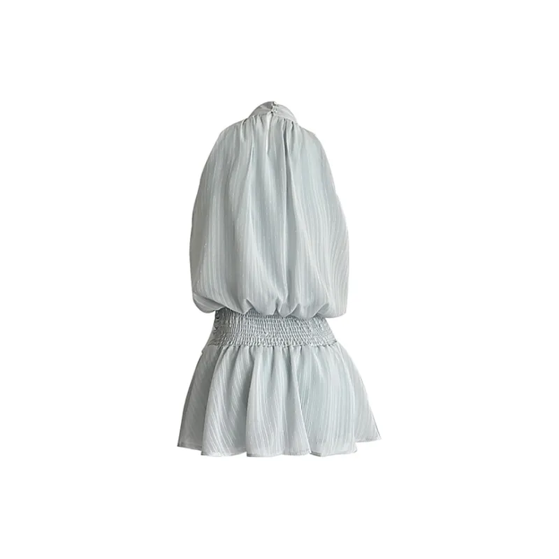 KYKW Sleeveless Dress Women's Gray Blue-1