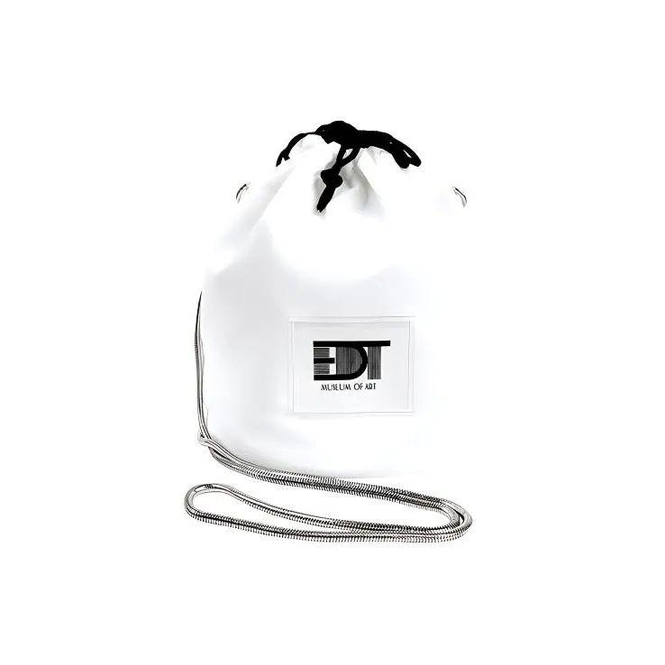 EDT Polyester Shoulder Bags Trumpets Unisex White-0