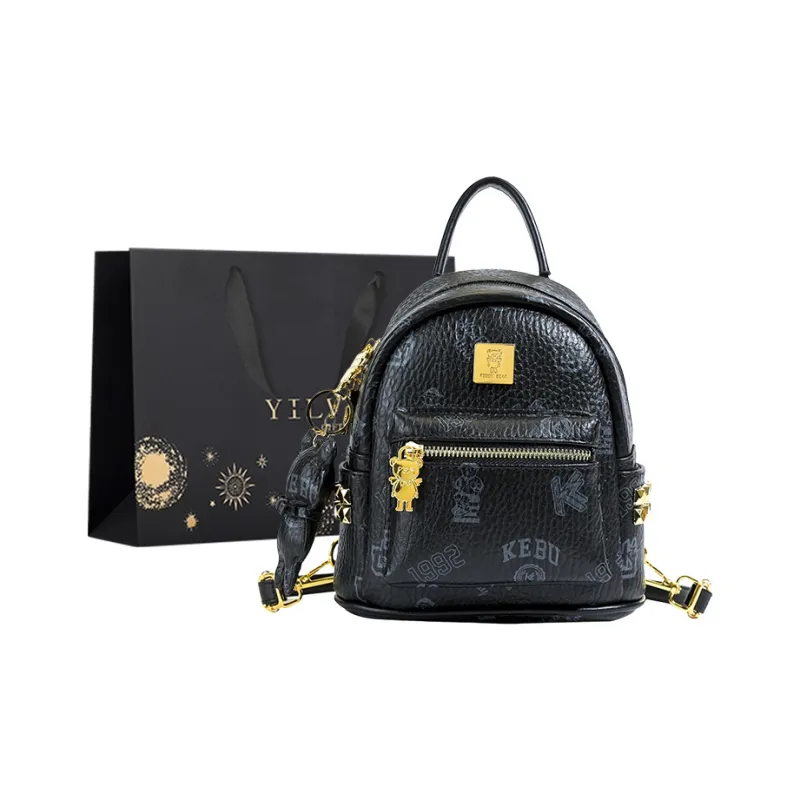 Yi Brigade PU Backpack Women's White/Pink/Brown/Black-12