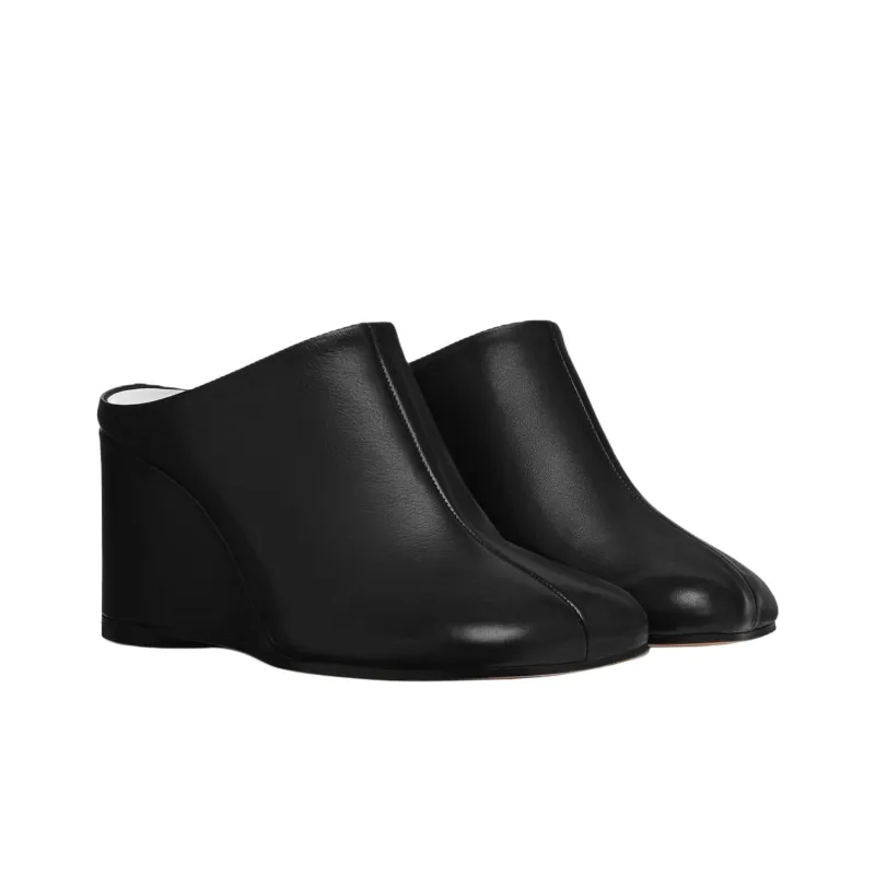 MM6 Maison Margiela Anatomic Closed Toe Slippers Women's Black-2