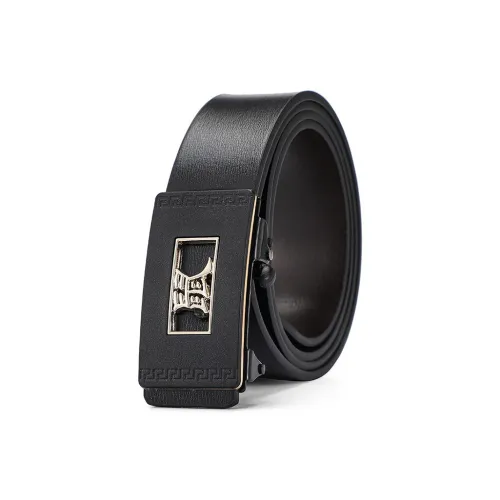 YUZHAOLIN Cow Split Leather Leather Belts Men's Width 3.5CM