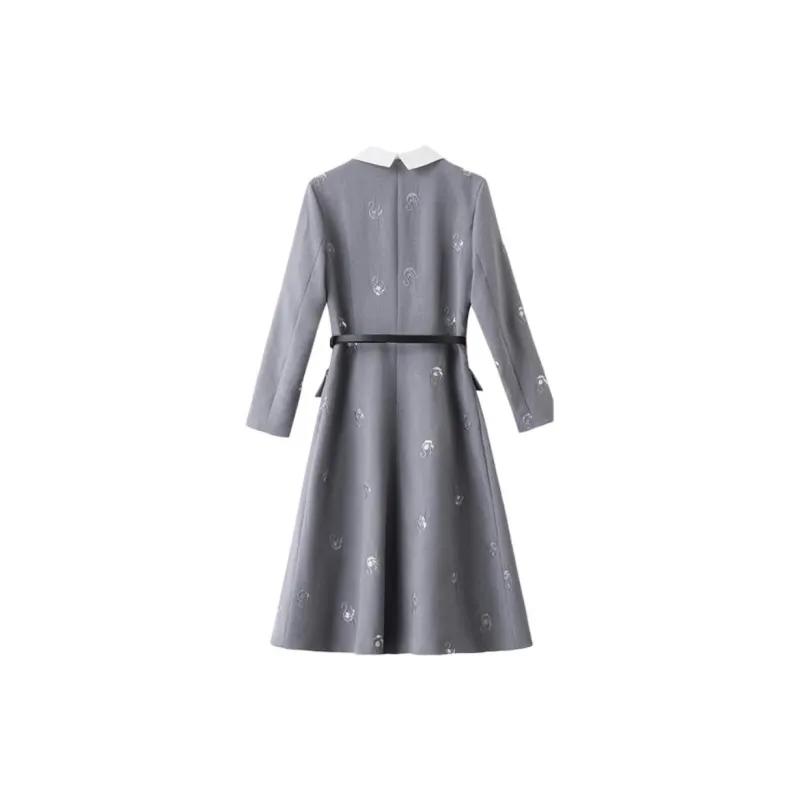 Fele.d Long Sleeved Dress Women's-7