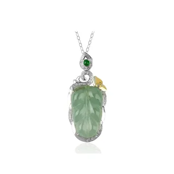 XIAOLIUJADE Ice Glutinous Jadeite Necklaces Unisex