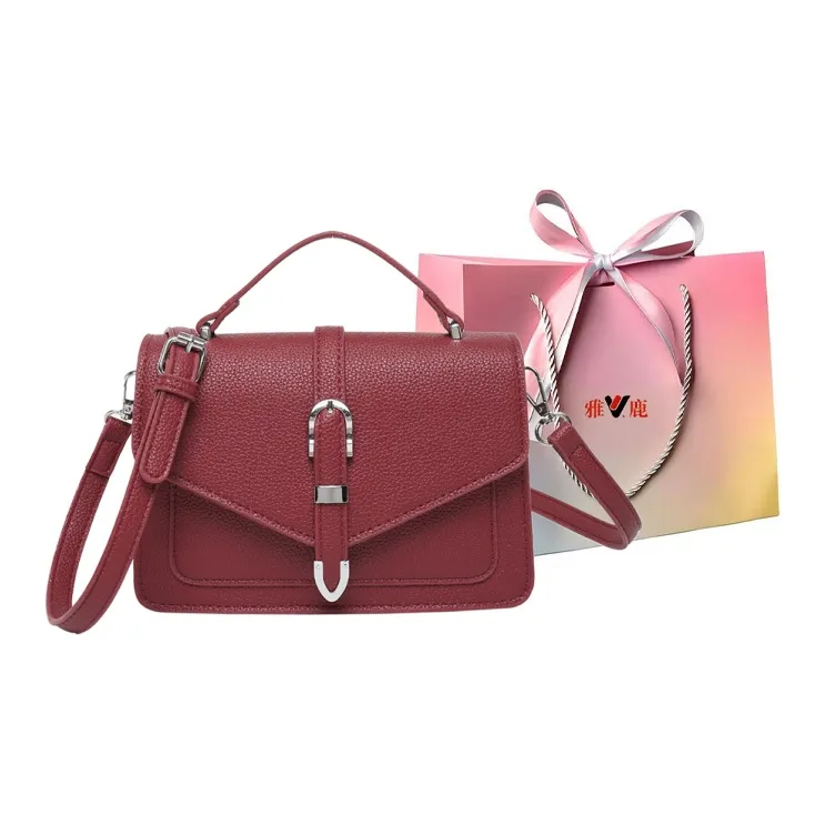 Yalu PU Handbag, Shoulder Bag, Crossbody Bag Regular Women's Black/White/Brown/Red/Khaki-21