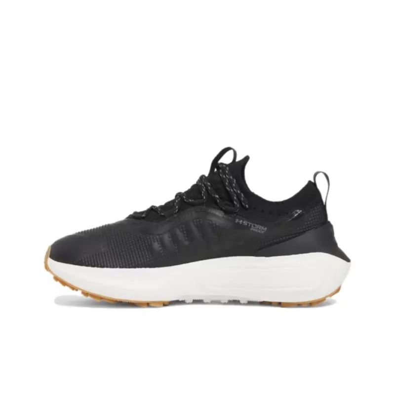 Under Armour Anti Slip Wear Resistant Low Top Golf Shoes Men's Black-2