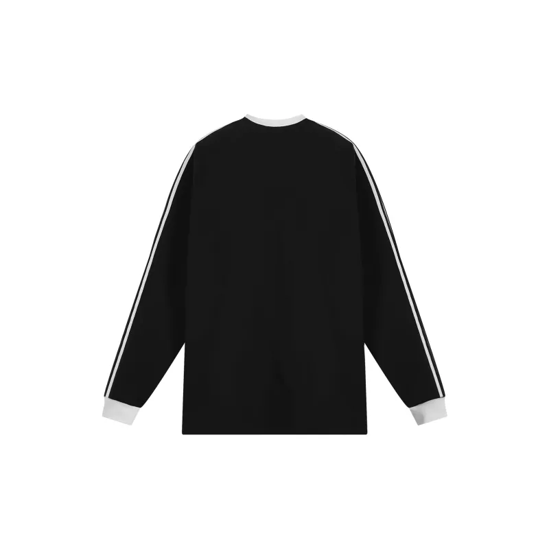 NELY Long Sleeved T Shirt Unisex Black-1