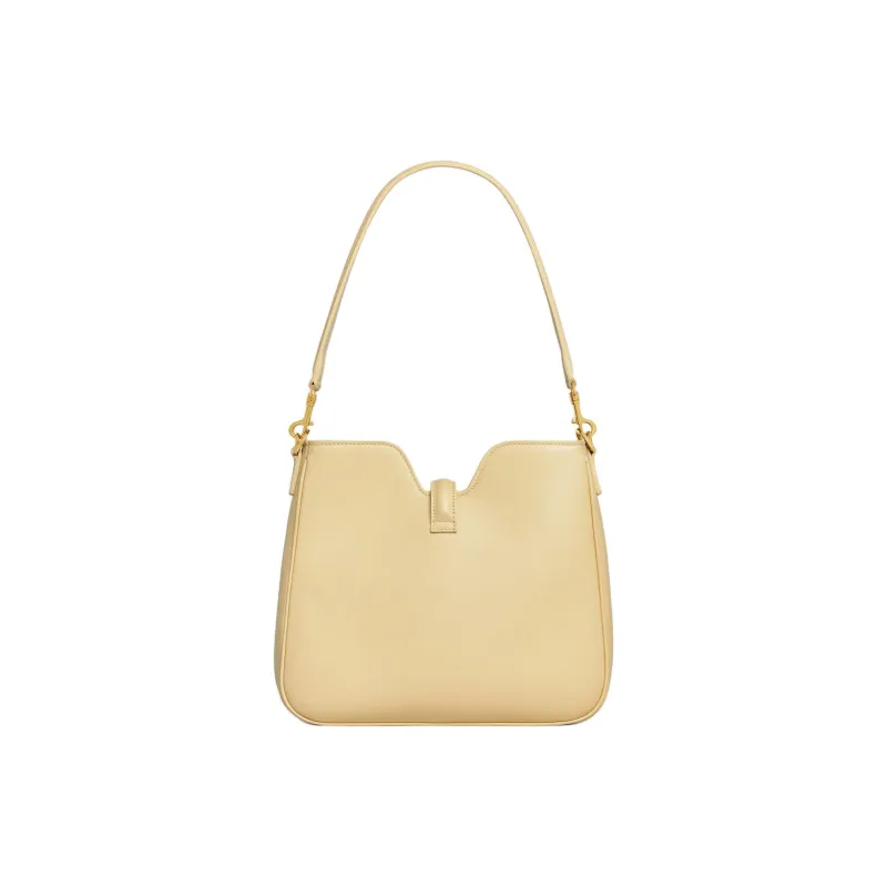 CELINE Calfskin Portable Crossbody Bag Shoulder Bag Small Size Women's Spring Yellow-1