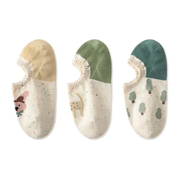 JIAZINI No Show Socks Women's Combo Set