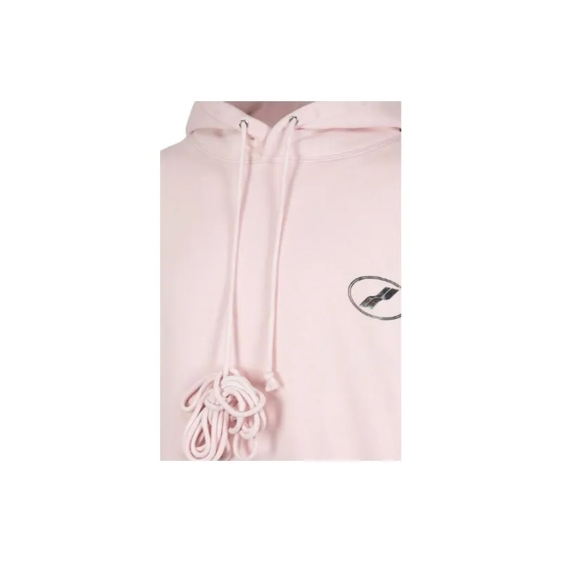 WE11DONE Iridescent Logo Hand Bleached Hoodie-2