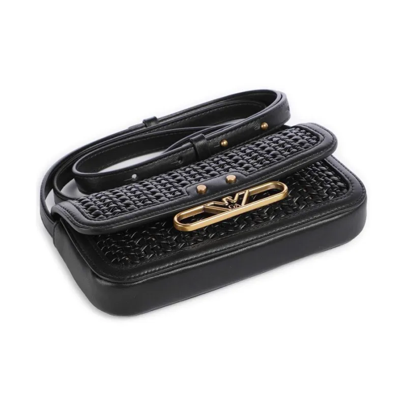 EMPORIO ARMANI Synthetic Material Shoulder Bag Women's Black-2