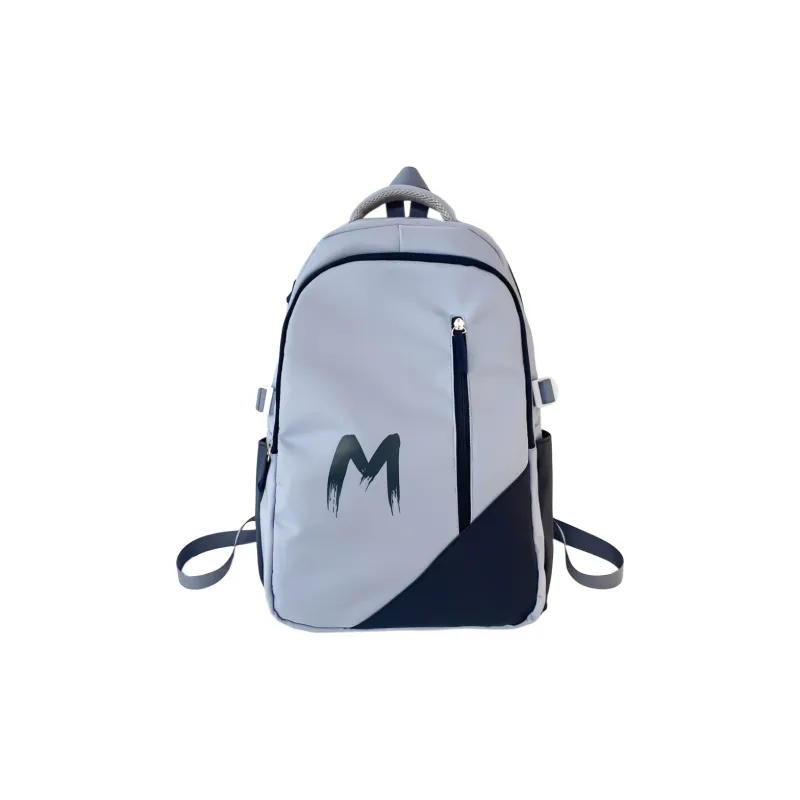 URBAN FOREST Composite Cloth Backpack Unisex Black/Purple/Green/Blue-12