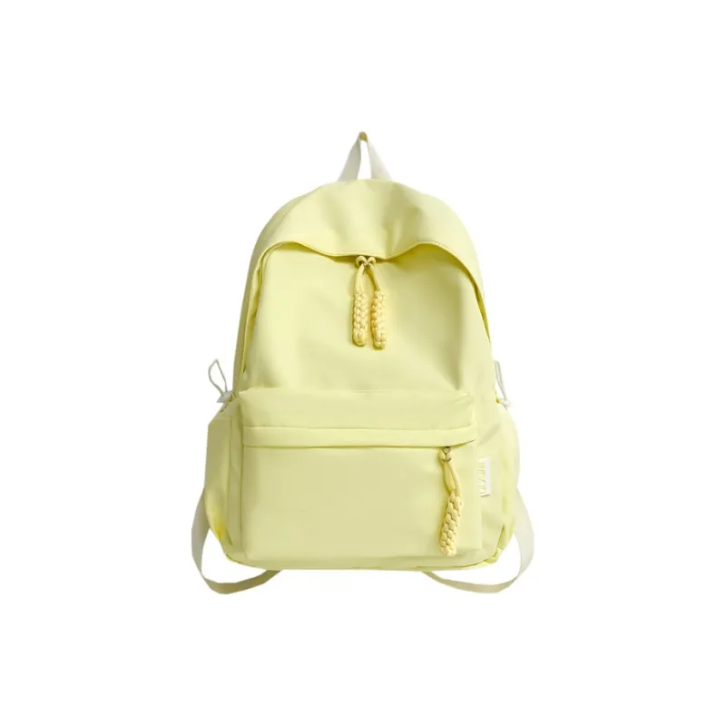 KAMLUI Nylon Backpack Regular Unisex White/Pink/Green/Black/Yellow-19