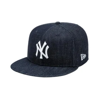 New Era x MLB 100% Cotton Baseball Caps Unisex Denim Blue