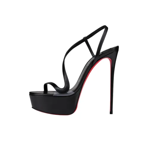 CL LUBOTING Rosalie Alta Strap Sandals 15cm Women's Black
