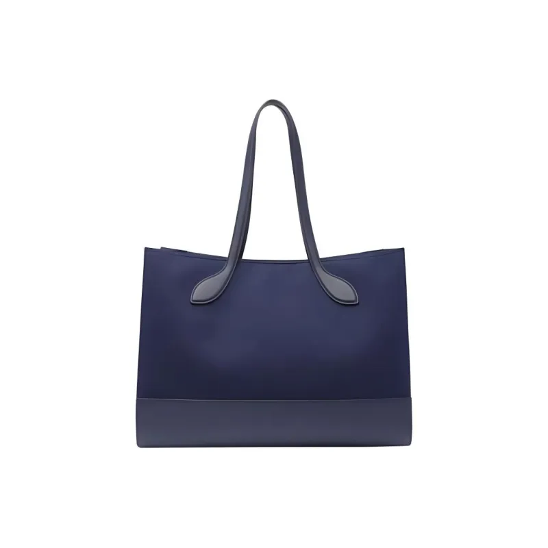 BALLY Leather Tote Bag, Shopping Bag, Handbag, Shoulder Bag Women's Blue-2