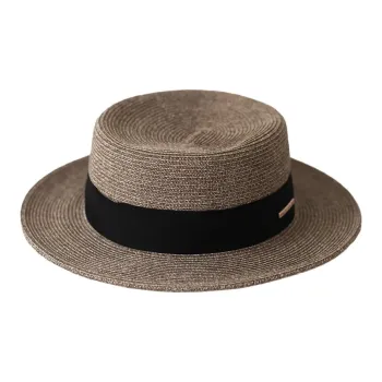 MITHAOL KUSC Straw Woven Top Hats Women's