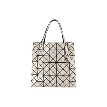 ISSEY MIYAKE Prism PVC One Shoulder Handbags Women's Beige