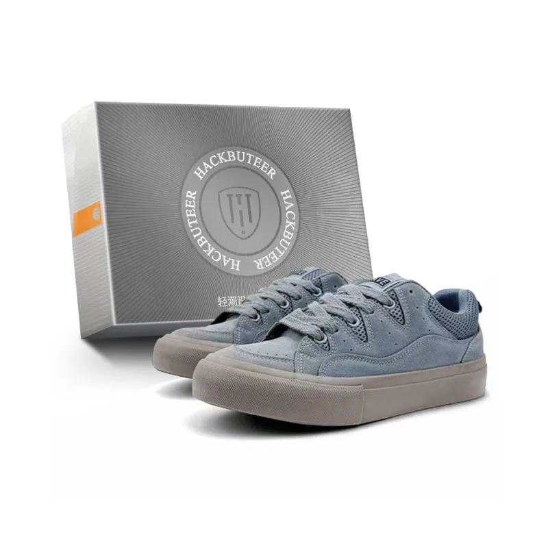HACKBUTEER Low-Top Skateboard Shoes Men's Box-6