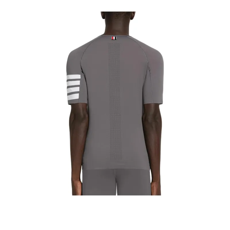 THOM BROWNE 4 Bar Striped Crewneck T Shirt-2