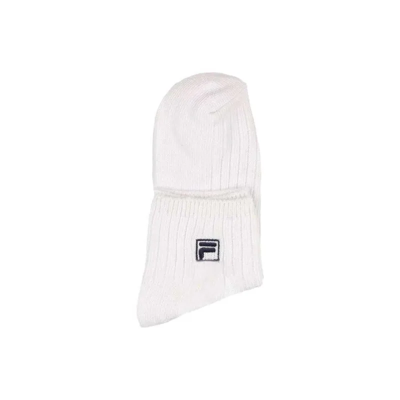 FILA F Box Logo Mid-Calf Socks Women's 1 Pack White-1