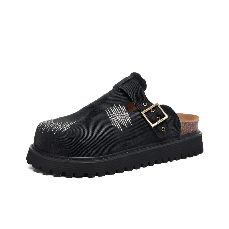 BARDILEV Abrasion Resistant Closed Toe Slippers Unisex-1
