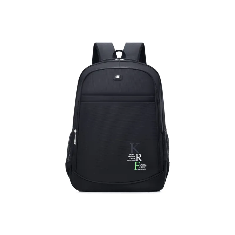 MingLu Oxford Backpack Regular Unisex Orange/Green/Blue/Gray-5