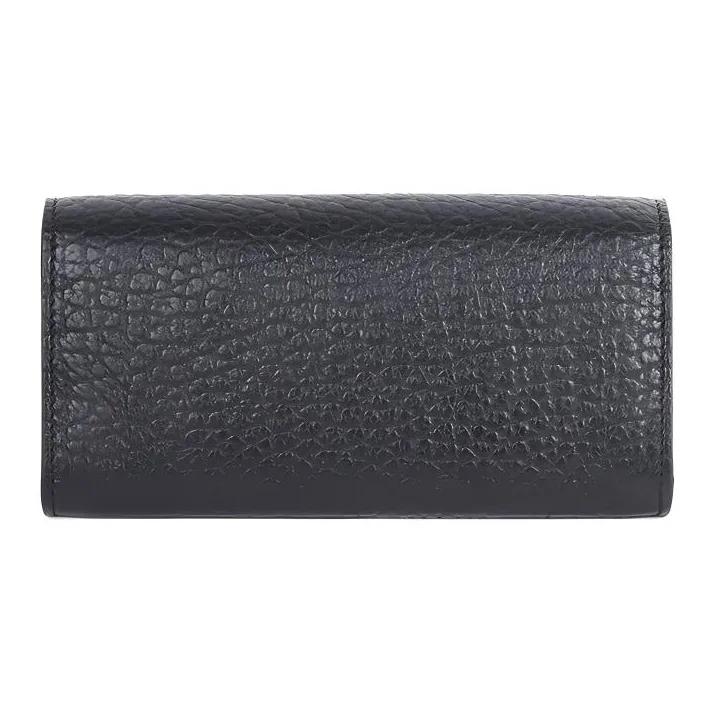 Burberry Cow Leather Card Holder Wallet Regular Women's Black-2