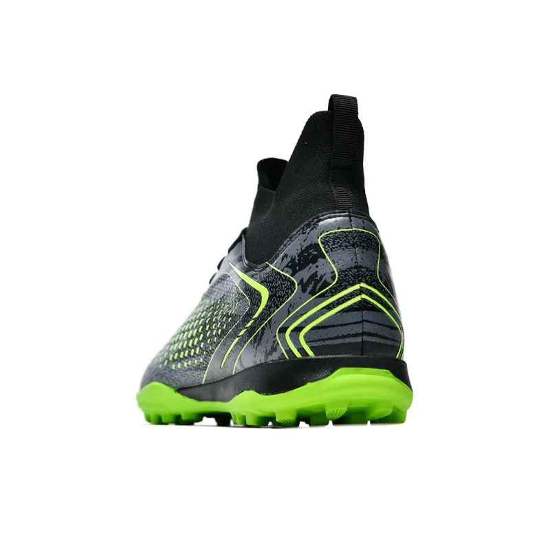QIUTEXIONG FG Rubber Long Studs TF Rubber Broken Studs Cushioning Impact Resistant Soccer Shoes Unisex-26