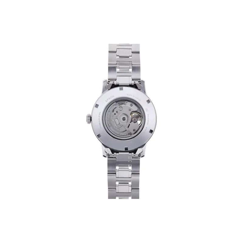 ORIENT Automatic Mechanical Movement Stainless Steel Strap Watch 42mm Men's Watches Black Dial-3