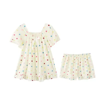Qiao Ni Tong Pajama Set Women's Image Color