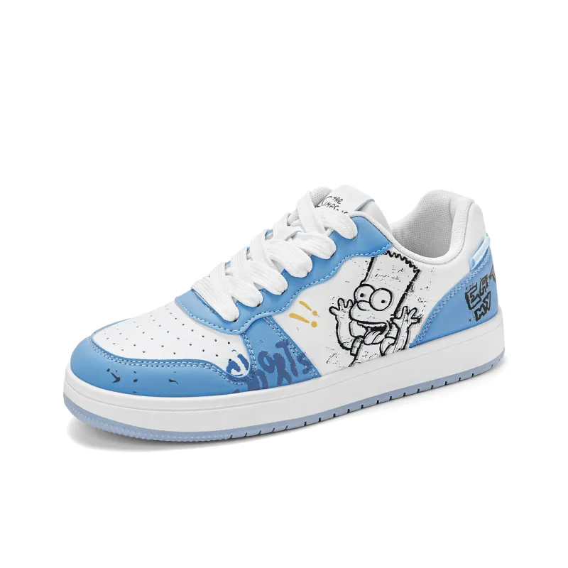 The Simpsons Coverage Height Increasing Abrasion Resistant Low Top Skateboard Shoes Unisex-2