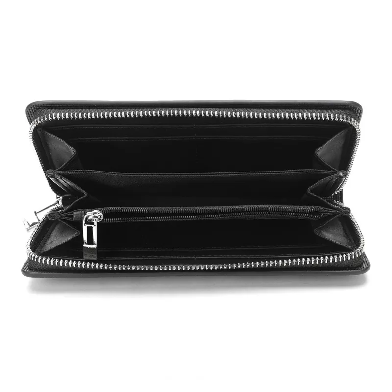 ELLE HOMME Cow Leather Handheld Bag Clutch Regular Men's Black-5