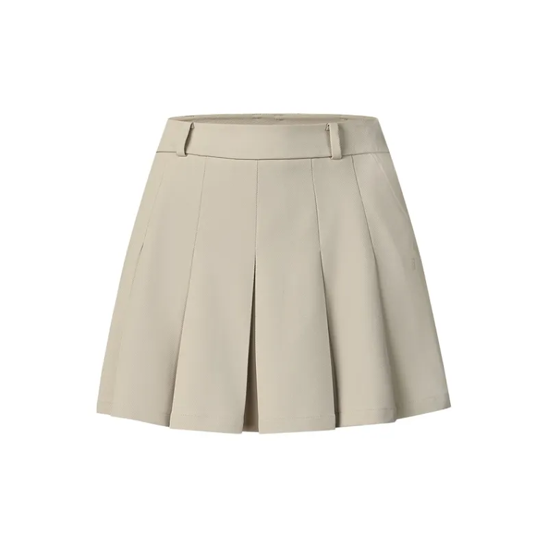 FILA Golf Series Casual Short Skirts Women's Tobacco Camel-1