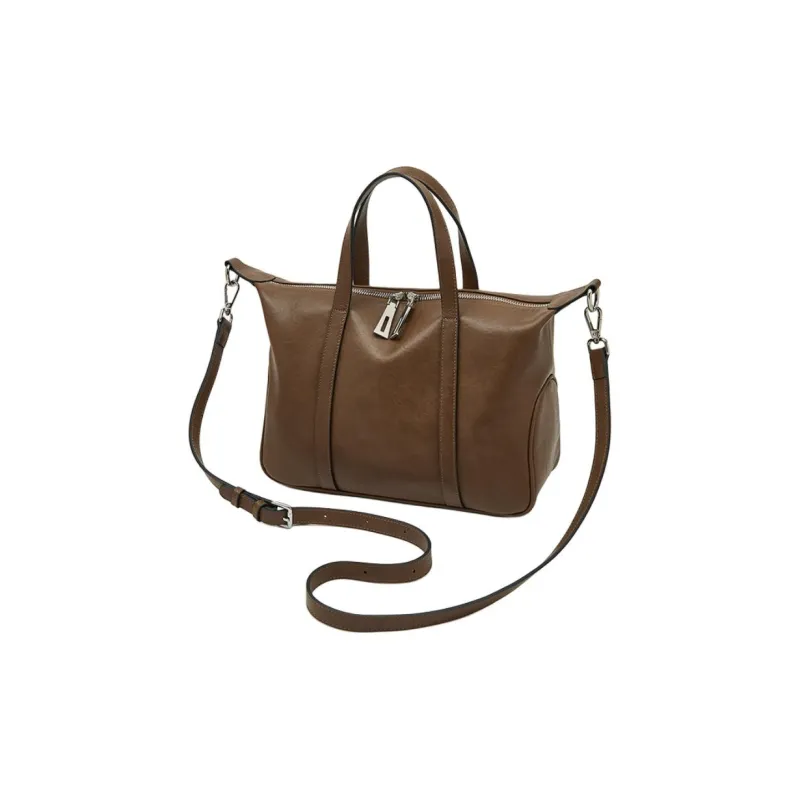 Old Man's Head Vegetable Tanned Cow Leather Crossbody Bag Regular Women's Black/Coffee/Brown-8