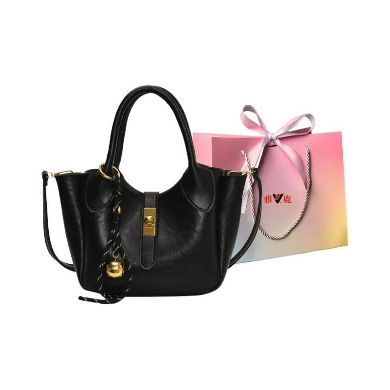 Yalu PU Shoulder Bag, Crossbody Bag, Handbag Regular Women's White/Pink/Black-14