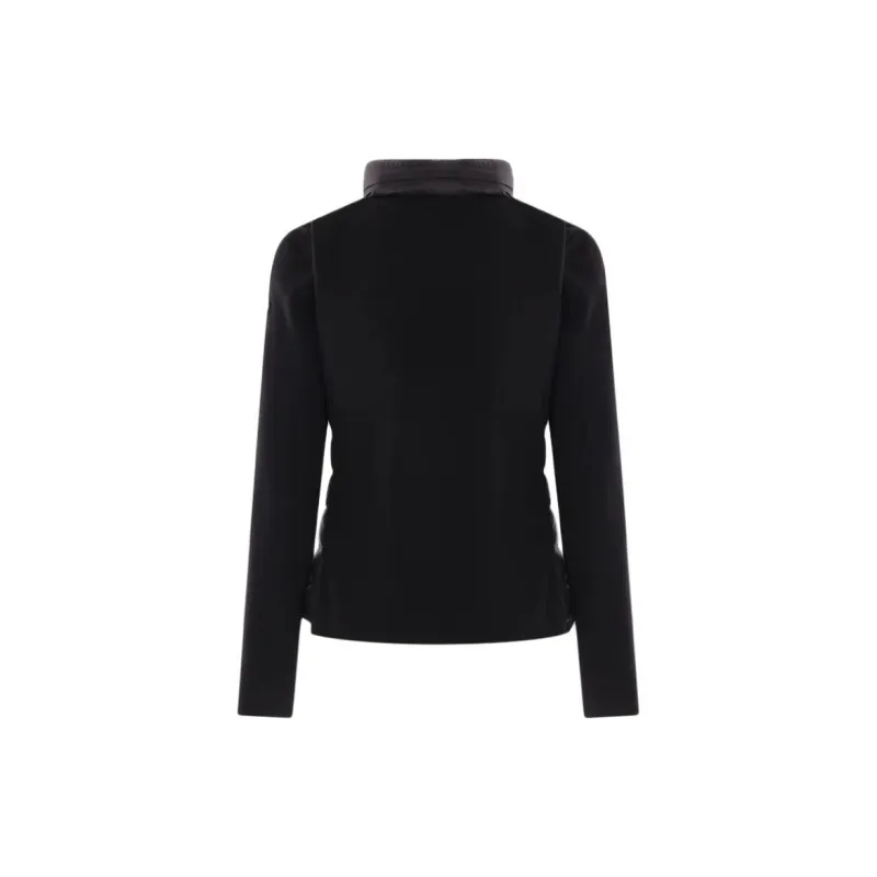 Moncler Logo Patch Padded Zip Up Cardigan-1