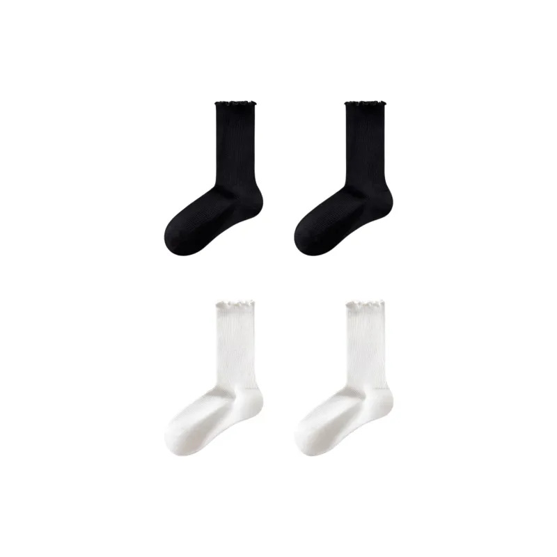 Temooues Mid-Calf Socks Women's 4 Pack-6