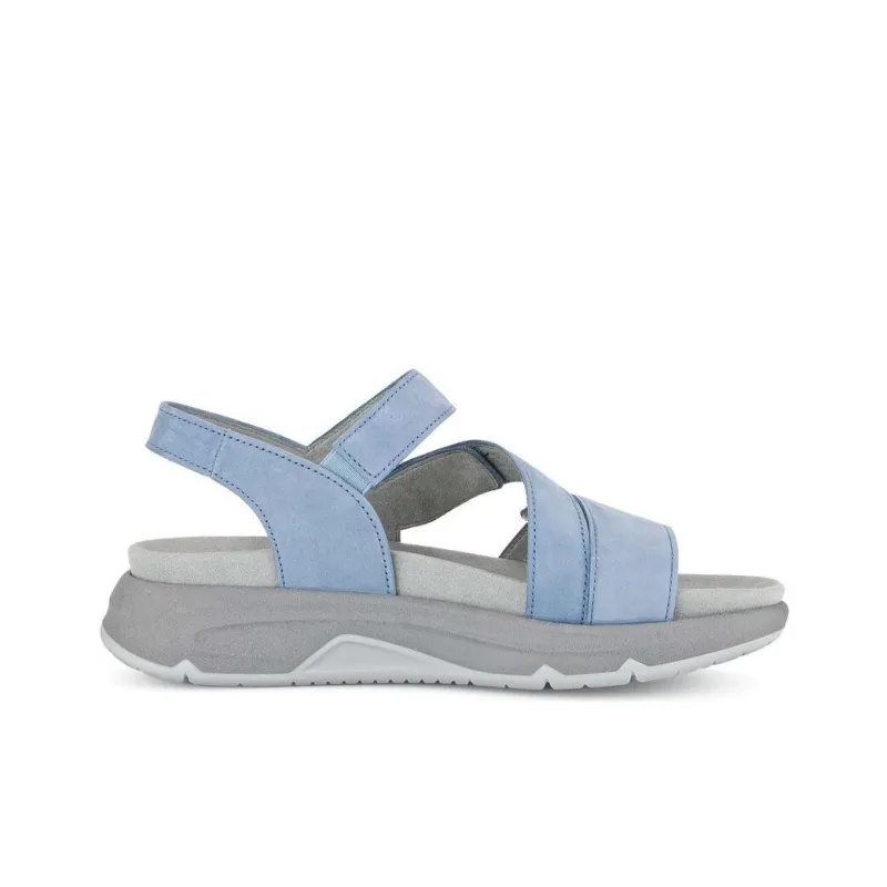 Gabor Rollingsoft Beach Sandals Unisex Blue-2
