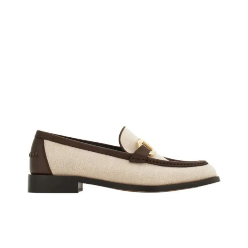 FERRAGAMO GANCINI Loafers Women's Beige-1