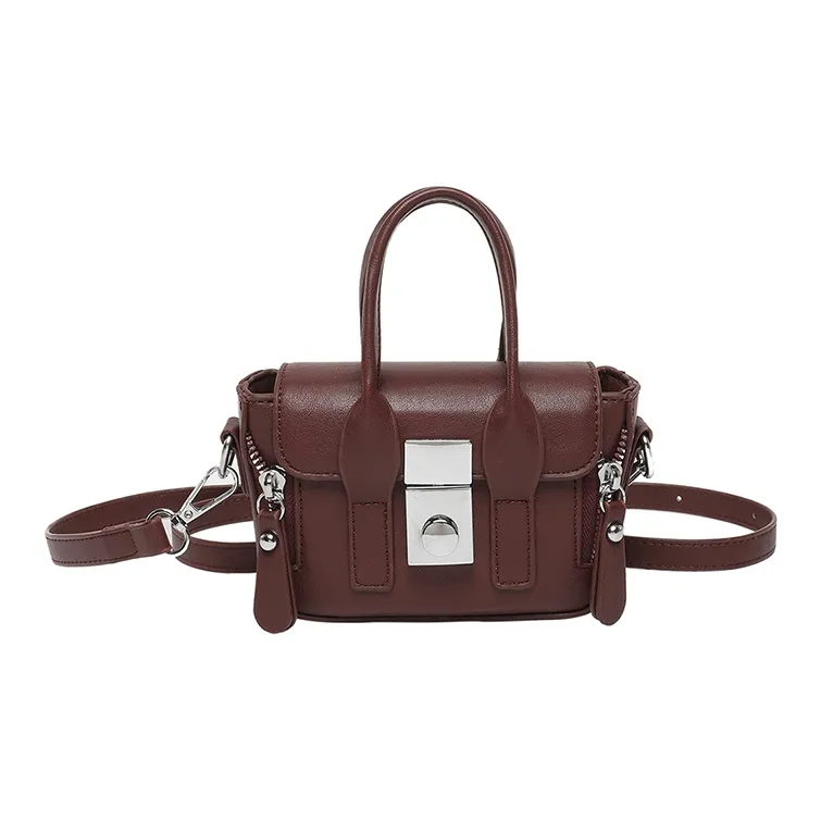 Yalu PU Handbag, Shoulder Bag, Crossbody Bag Regular Women's Black/White/Pink/Red/Brown-22