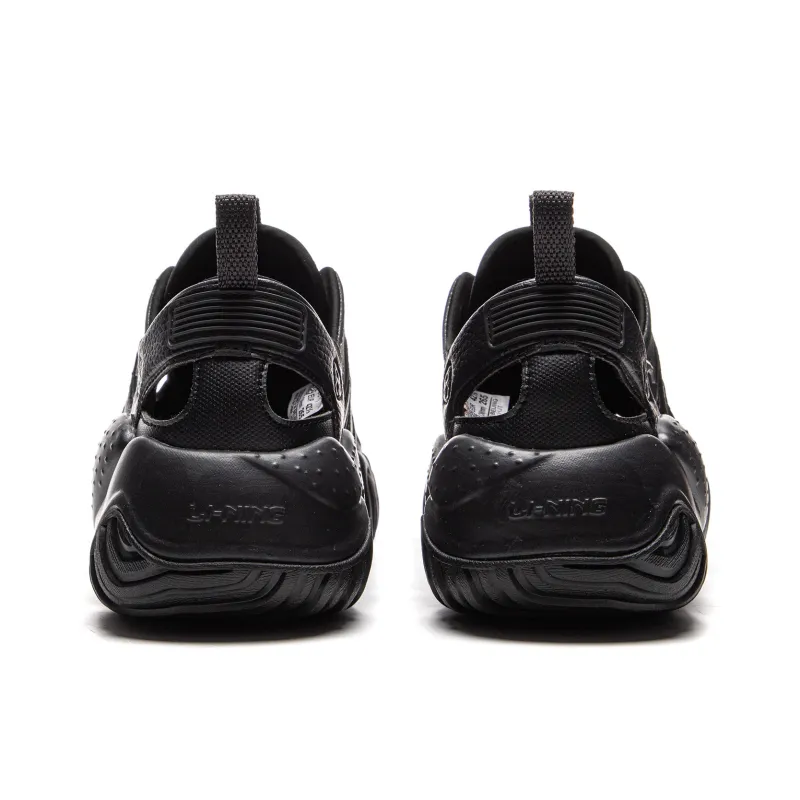 LiNing Cat Claw Breathable Height Increasing River Trekking Shoes Men's Night Black-5
