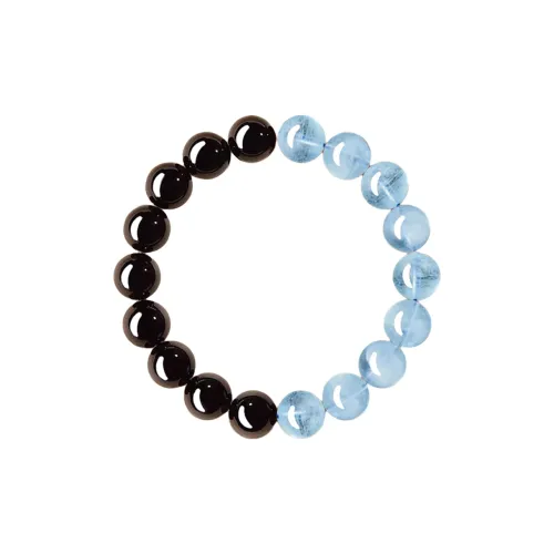 Moonstone Edge Obsidian Bracelets Unisex