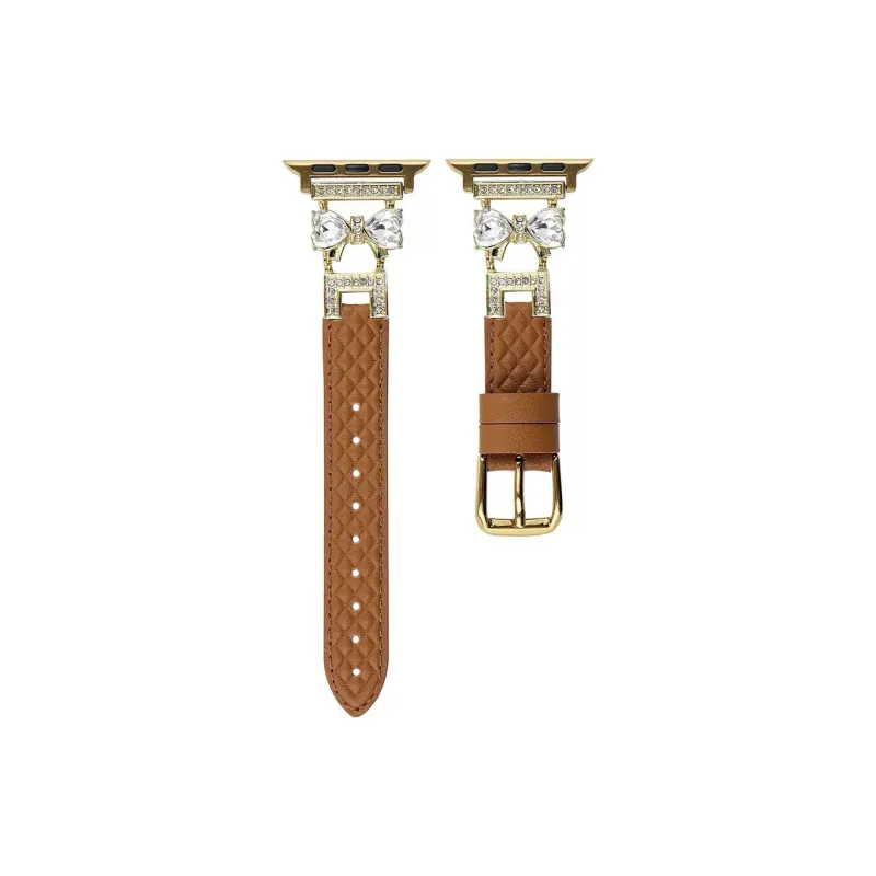 IWabcertoo Watch Band Apple Compatibility 200mm Genuine Leather Material-5