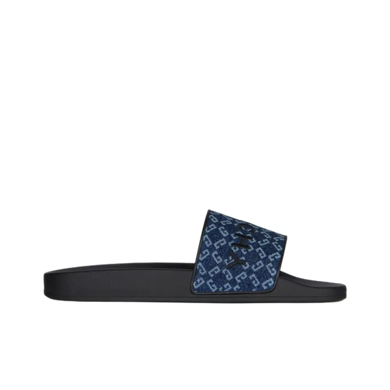 Givenchy Slip Resistant Slide Slippers Men's Dark Blue-1