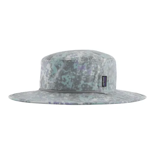 Patagonia Recycled Polyester Nylon Bucket Hats Unisex Hot Blue