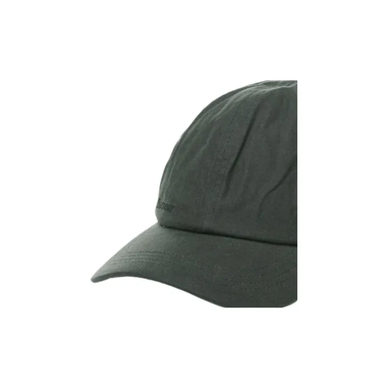 BARBOUR 100% Cotton Baseball Caps Unisex Green-2